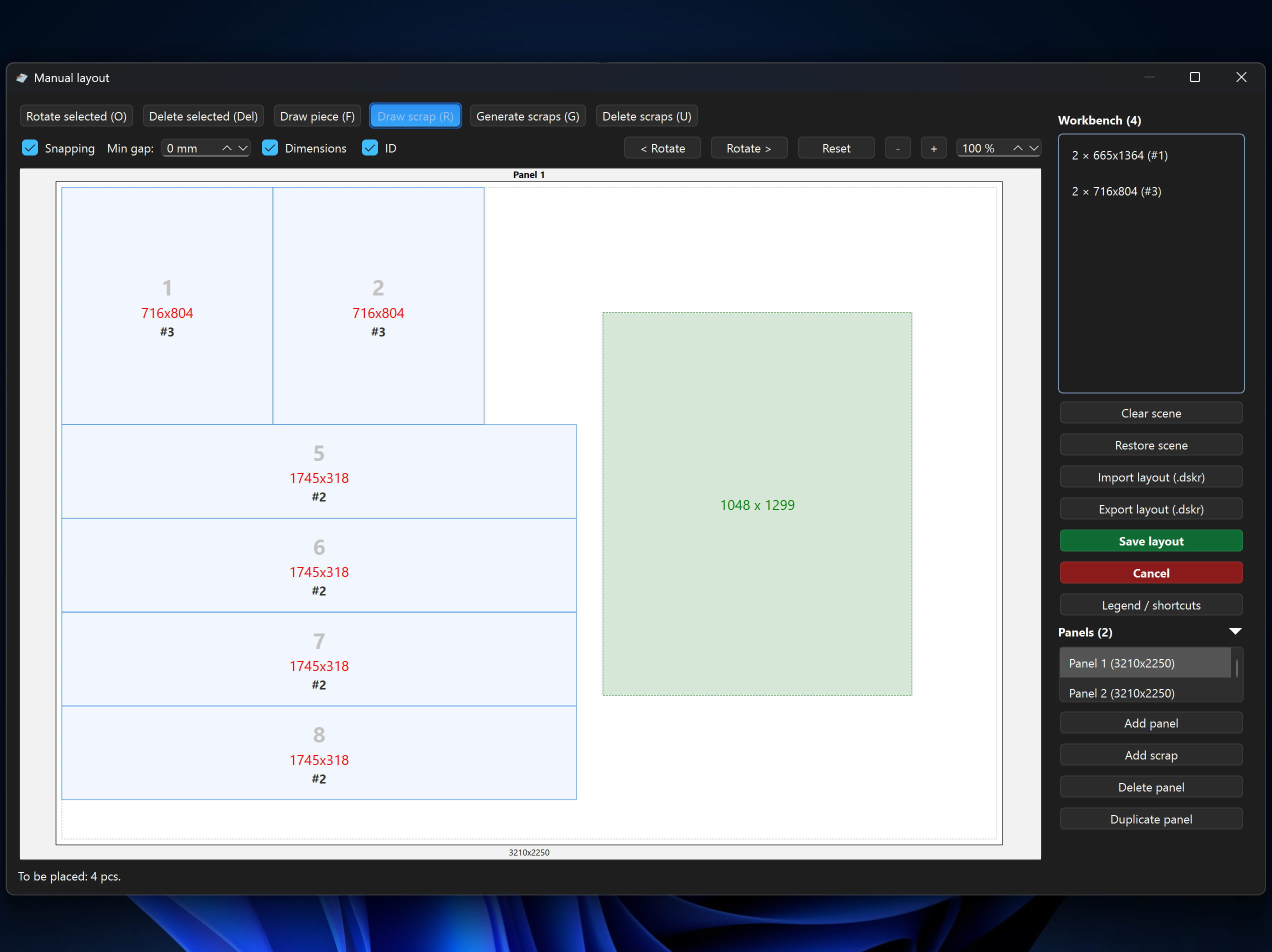 Manipolazione degli scarti